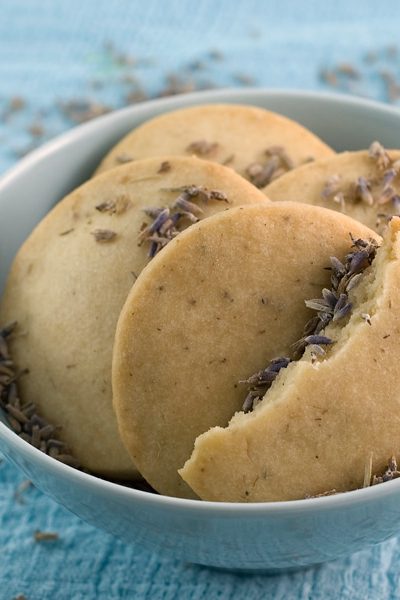 Lavender Shortbread Cookies