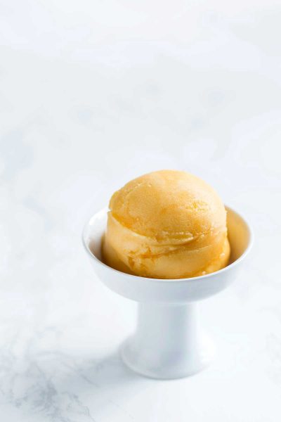 Passion fruit sorbet recipe photo