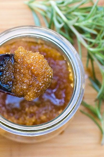 Rosemary Sugar Scrub ~ Savory Simple