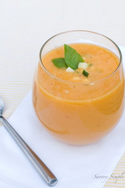 Peach Gazpacho ~ Savory Simple