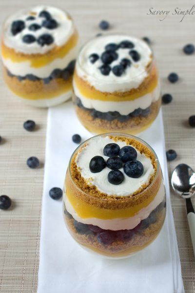 Blueberry Passionfruit Parfait ~ Savory Simple