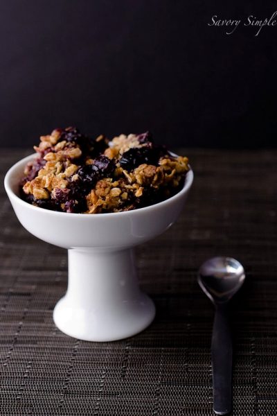 Blueberry Bourbon Crisp