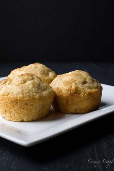 Sandy Apple Muffins ~ Savory Simple