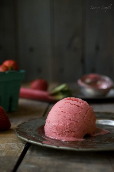 strawberry-rhubarb-sorbet