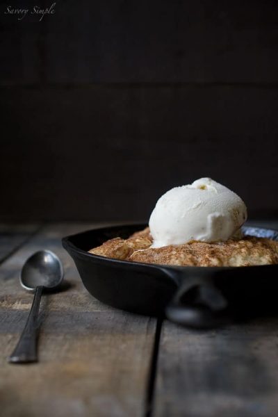 skillet-peach-cobbler