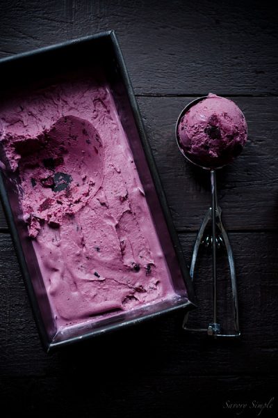 Roasted-Blueberry-Creme-Fraiche-Ice-Cream