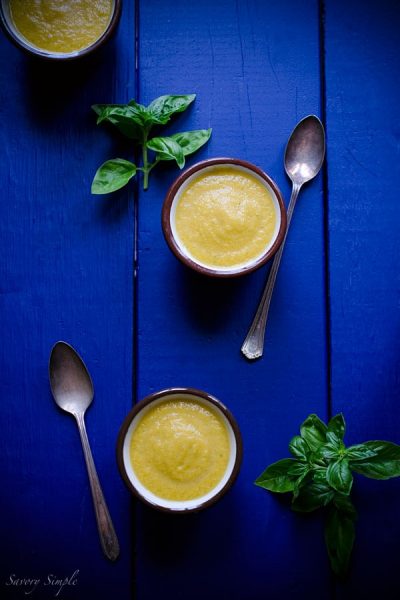 Canteloupe-Gazpacho