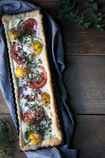 Savory-Simple-Recipe-Tomato-Feta-Egg-Tart