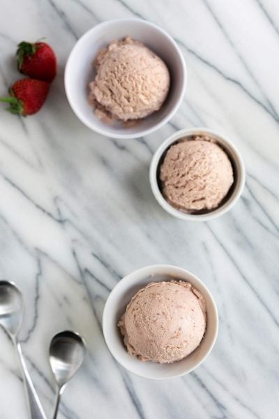 If you love homemade ice cream, you need to try this Roasted Strawberries and Clotted Cream Ice Cream. Get the recipe from Savory Simple!