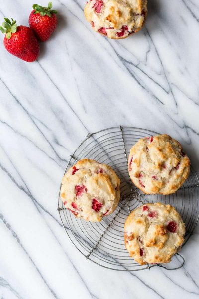Strawberry Jumbo Muffins