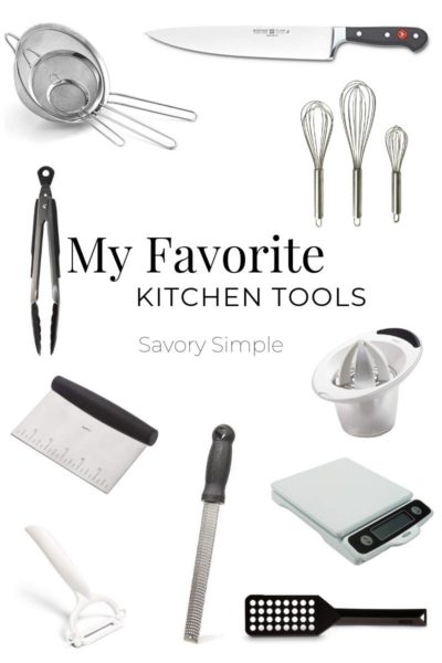 Collage of top kitchen tools